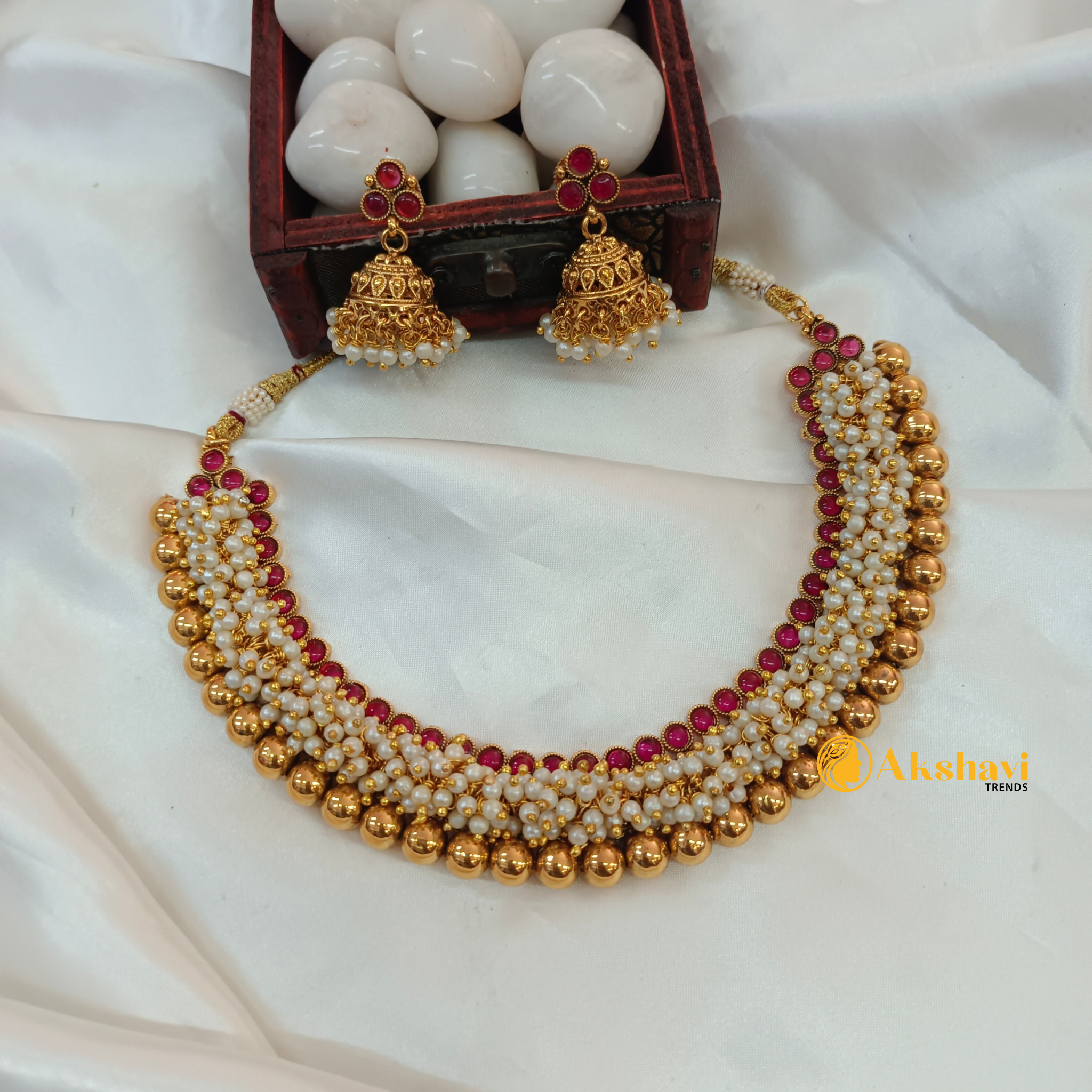 Shop Pearl Cluster Charm Necklace | Accessories | Taking Shape AU