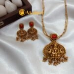 Lakshmi Cubic Double Tucker Short Neck Set - Image 3