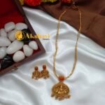 Lakshmi Cubic Double Tucker Short Neck Set