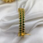 Gold Polish Stone Bangles 2s - Image 3