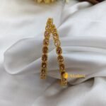 Champagne Oval Stone Bangles 2s - Image 2