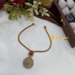 Victorian Thilak Pendant in Kodi Short Neck Set - Image 2