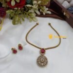 Victorian Thilak Pendant in Kodi Short Neck Set
