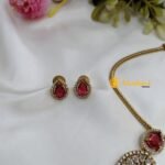 Victorian Thilak Pendant in Kodi Short Neck Set - Image 3