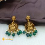 Lakshmi with Peacock Motiffs Short Neck Set - Image 2