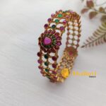 Floral 3 Line Bangles 2s