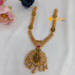 Lakshmi Peacock AD Short Neck Set - Image 2