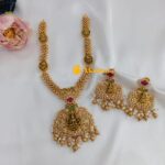 Lakshmi Peacock AD Short Neck Set