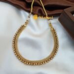 Matte Finish Floral Necklace Set - Image 3