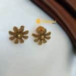 Matte Finish Floral Necklace Set - Image 2