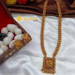 Lakshmi Cubic Pendant with 2 Layer Half Amla Mala