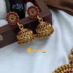 Floral Chakra Pendant with 2 Layer Ball Chain Long - Image 3