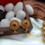 Floral Chakra and Amla Ball Mala Short Neck Set - Image 3