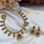Kundan Mango Short Neckset