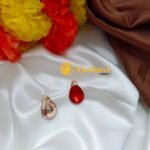 Rain Drop Crystal Fancy Earrings - Image 3