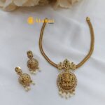 Peacock Thilak Designer AD Short Neck Set