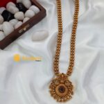 Lakshmi Peacock Long Neck Set - Image 3