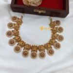 Peacock Floral Short Neck Set - Image 3
