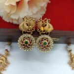 Peacock Floral Short Neck Set - Image 2
