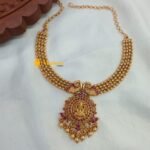Antique Lakshmi Short Neck set - Image 2