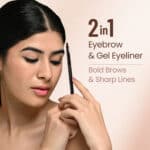 Swiss Beauty 3 in 1 Eyeliner, Eyebrow Filler and Kajal 01 Black (7gm) - Image 3