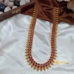 2 Line Kemp Kundan Long Neck Set - Image 4
