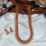 2 Line Kemp Kundan Long Neck Set