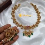 Antique Peacock Short Neck Set