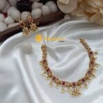 Kundan Peacock Short Neck Set