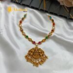 Lakshmi Navaratna Short Neck Set - Image 2