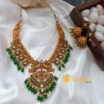 Lakshmi Peacock Short Neck Set