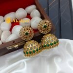 Bold Uncut Real Stones Jhumka
