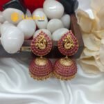 Antique Peacock Kemp Jhumkas