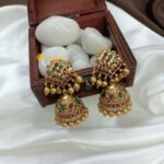 Antique Kemp Jhumkas - Image 2