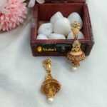 Floral Multi Hook Jhumkas - Image 2