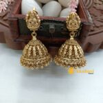 Antique Finish Lakshmi Jhumkas