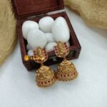 Peacock Lotus Kemp Jhumka