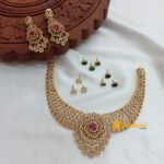 Antique AD Colour Change Floral Neck Set