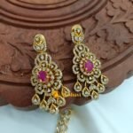 Antique AD Colour Change Floral Neck Set - Image 3