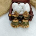 Antique Lakshmi Jhumkas - Image 2
