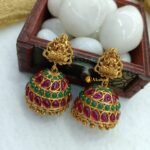Antique Lakshmi Jhumka - Image 2