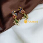 Peacock Jadhu Kundan Earrings