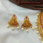 Lakshmi With Peacock Choker Set - Image 2