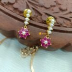 Gold Tone Star Short Neck Set - Image 3
