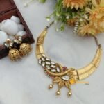 Beautiful Mango and Floral Short Neck Set