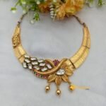 Beautiful Mango and Floral Short Neck Set - Image 2