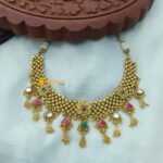 Antique Floral Multi Short Neck Set - Image 2