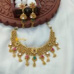 Antique Floral Multi Short Neck Set