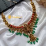 Coral Lakshmi Short Neck Set - Image 3