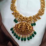 Antique Lakshmi Peacock Short Neck Set - Image 3